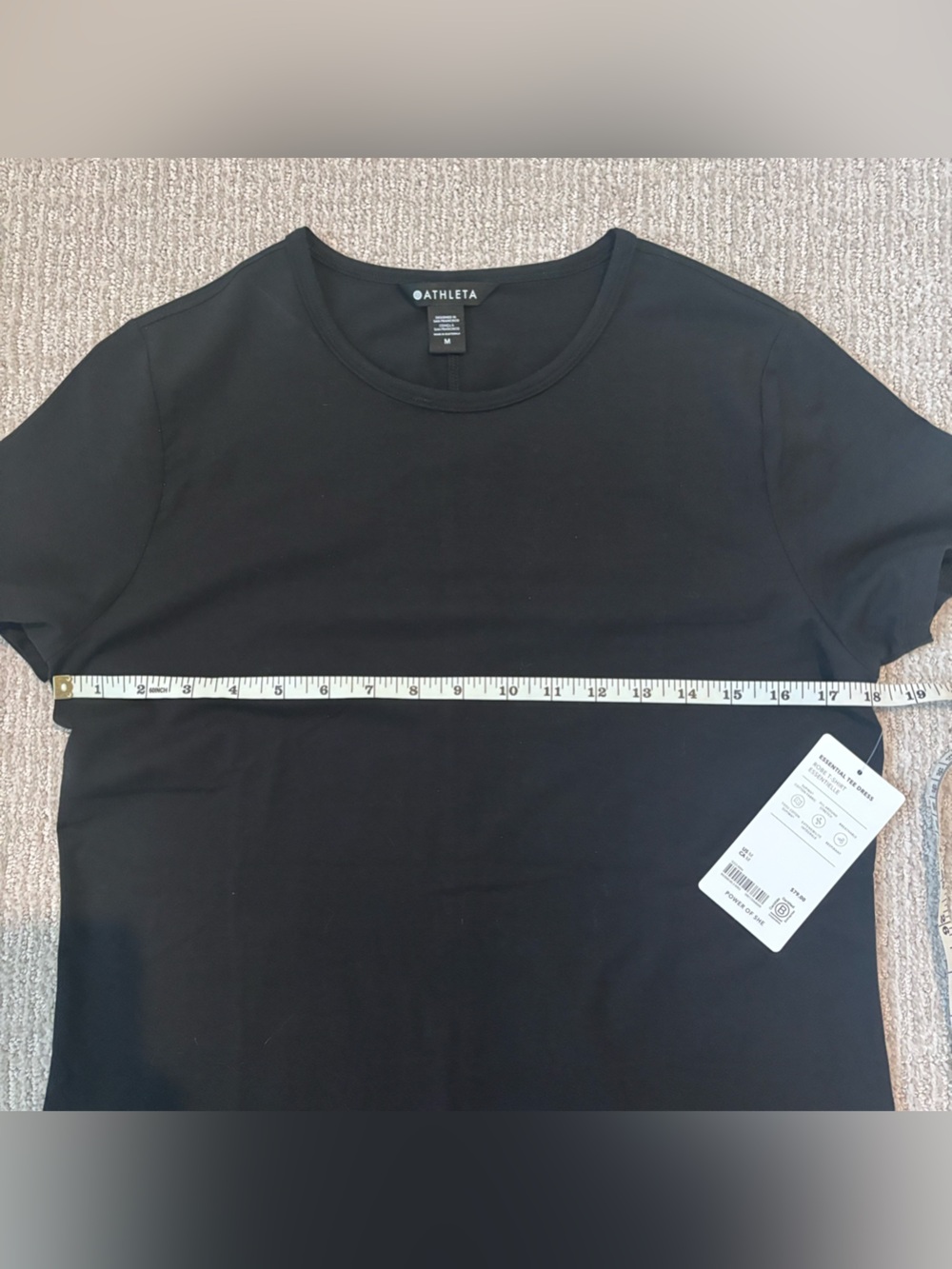 Athleta Black Essential Tee Dress - Picture 7 of 7
